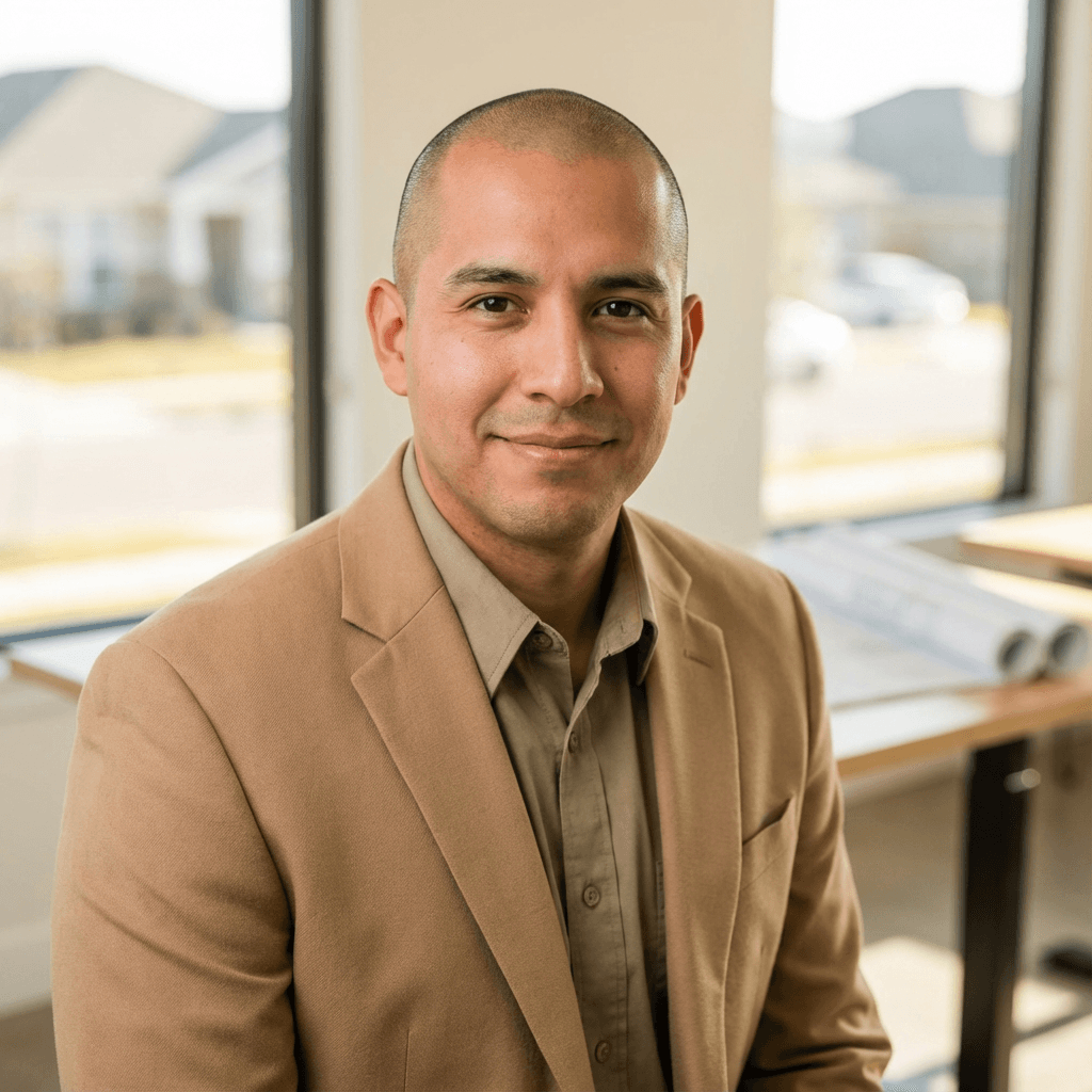 Male property manager portrait
