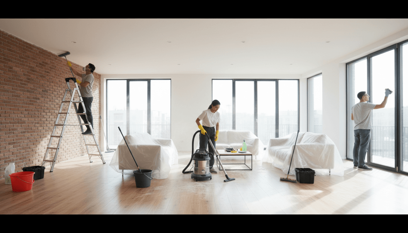 Post-construction cleanup