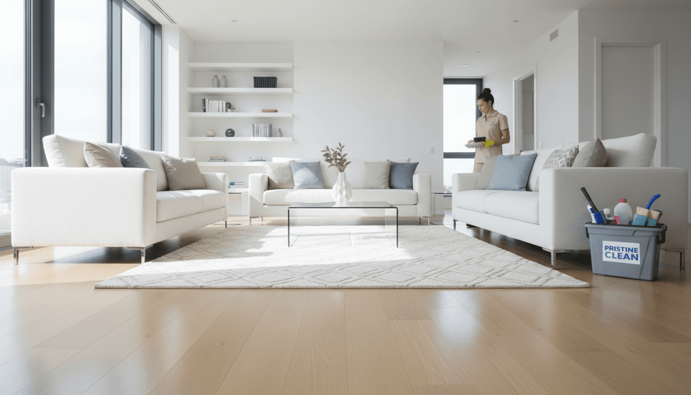 Residential deep clean finished home